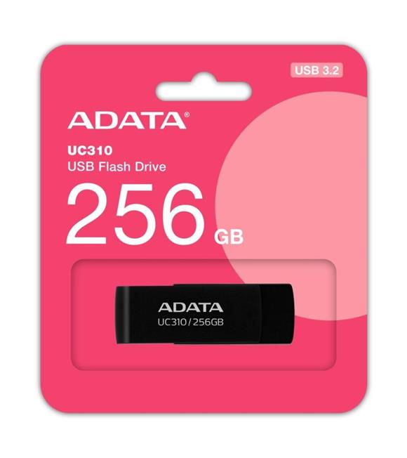 Adata UC310-256GB 256GB USB3.2 Gen1 Black Flash Bellek_1