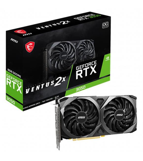 Msi GeForce RTX3050 Ventus 2X 8G OC 8GB GDDR6 128Bit DX12 Gaming (Oyuncu) Ekran Kartı