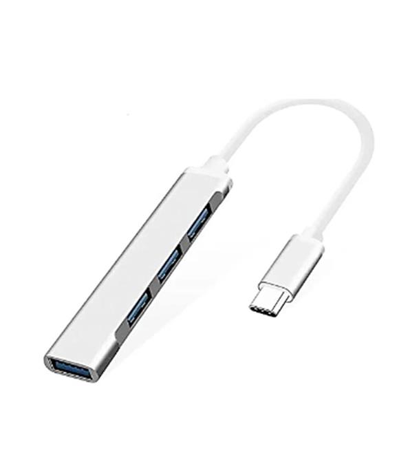 Inca IUSB-04T  Type-C Grişli 4Port Usb Hub