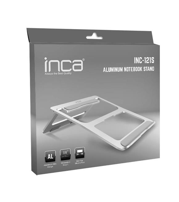 Inca Inc-121s Alimünyum Notebook Standı Gümüş Renk