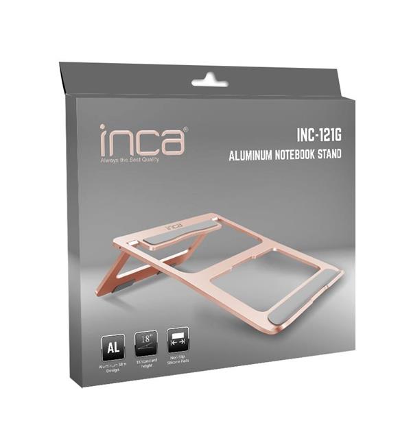 Inca Inc-121G Alimünyum Gold Rengi Notebook Standı