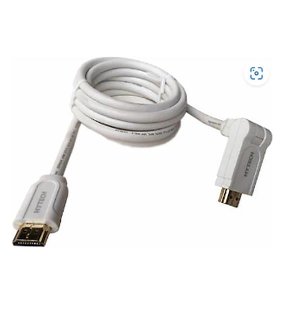 Hytech HY-W245 Siyah 2 mt Altın Uçlu HDMI Kablo( L Giriş)