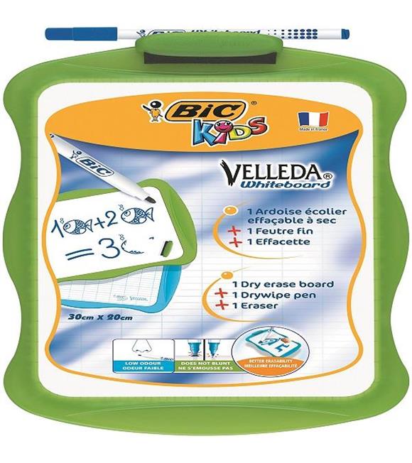 Bic Yazı Tahtası Velleda Kalem+Silgi 30x20 841362