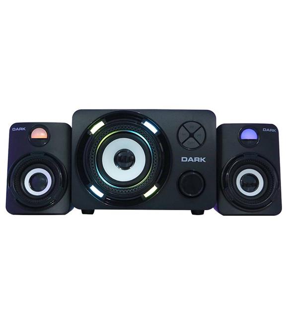 Dark SP-214 Total 11W RMS 7 Farklı Renk Titreşimli LED 2+1 Multimedia Speaker