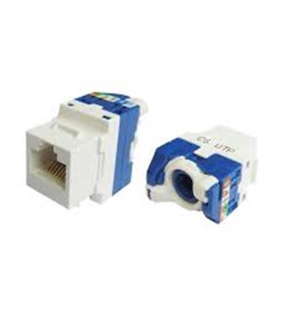 Apronx APX-UTP180 CAT6 180° UTP Keystone Jack 10 lu Paket Legrand Type