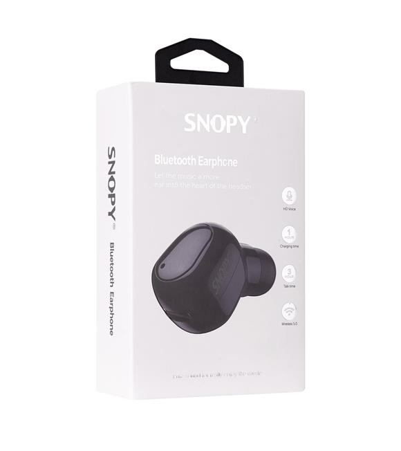 Snopy SN-BT155 Siyah Bluetooth Telefon Kulaklığı