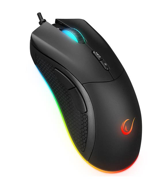 Rampage SMX-R53 SNAPPER Usb Siyah 7200 dpi RGB Aydınlatmalı Gaming Oyuncu Mouse