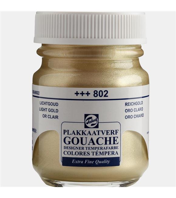 Talens Guaj Boya 16 ML Light Gold (Parlak Altın) 802