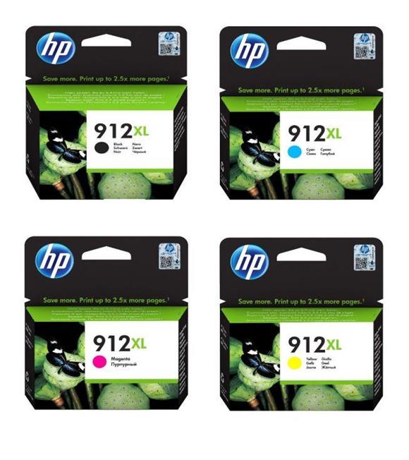 HP 3YL81AE + 3YL82AE + 3YL83AE + 3YL84AE 912XL Kartuş Seti