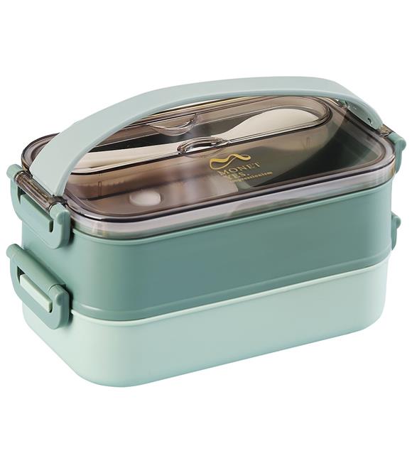 Vagonlife XC-465 1500ml Yeşil Çelik Lunch Box