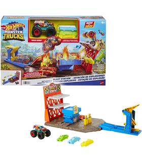 Hot Wheels Monster Trucks Patlama İstasyonu Oyun Seti