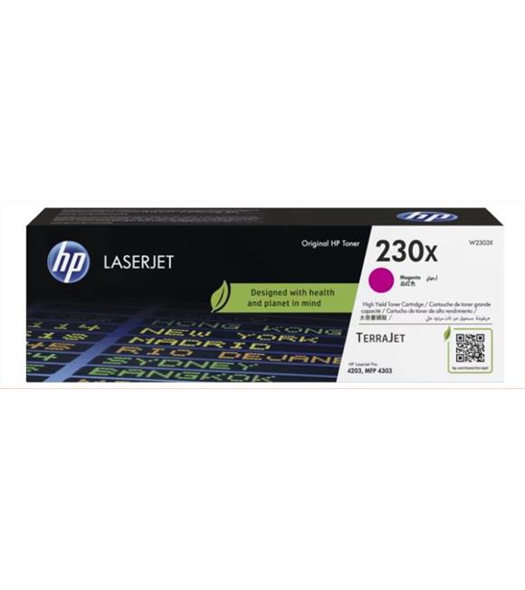 HP 230X Magenta Kırmızı 5.500 Sayfa Toner W2303X