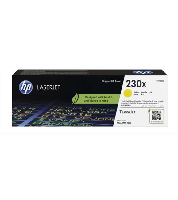 HP 230X Yellow Sarı 5.500 Sayfa Toner W2302X