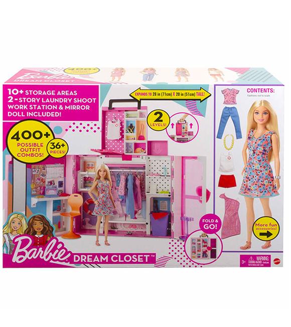 Barbie Ve Yeni Rüya Dolabı Seti HGX57