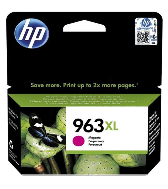 HP 963XL Yüksek Kapasite Magenta Kırmızı Kartuş 3JA28A