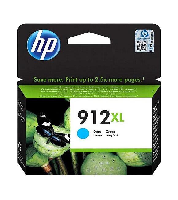 HP 912XL Yüksek Kapasite Cyan Mavi Kartuş 3YL81A