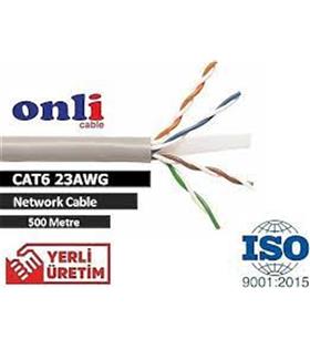 Onli ER-6002 U-UTP 23 AWG CCA CU 500 Metre Cat6 Kablo