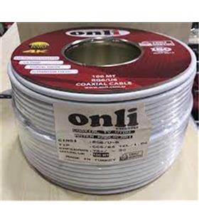 Onli ON-6403 RG6-U6 64 Tel 1,02 CCS-AL 100 metre Anten Uydu Kablosu