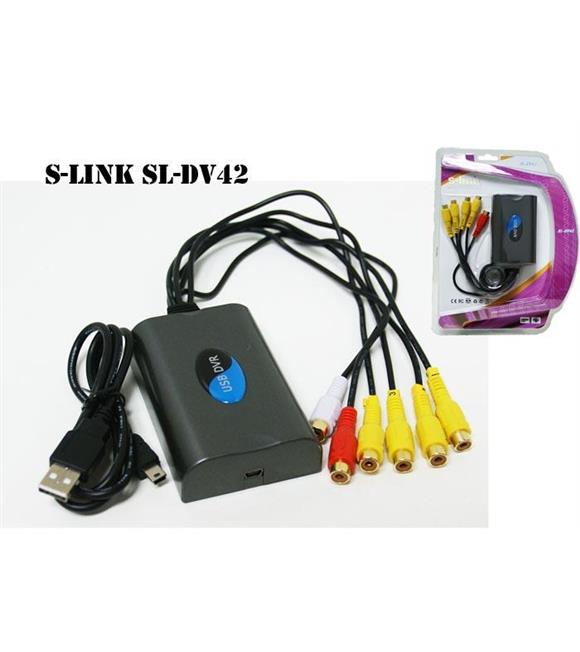 S-link SL-DV42 Usb To DVR 4 Port Adaptör