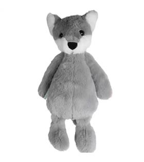 Dada Peluş Oyuncak Uyku Arkadaşı Tilki Gri 34 Cm
