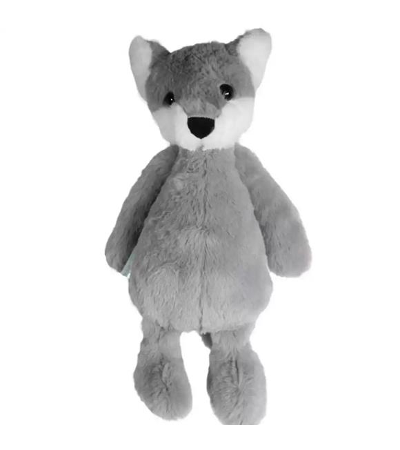 Dada Peluş Oyuncak Uyku Arkadaşı Tilki Gri 34 Cm
