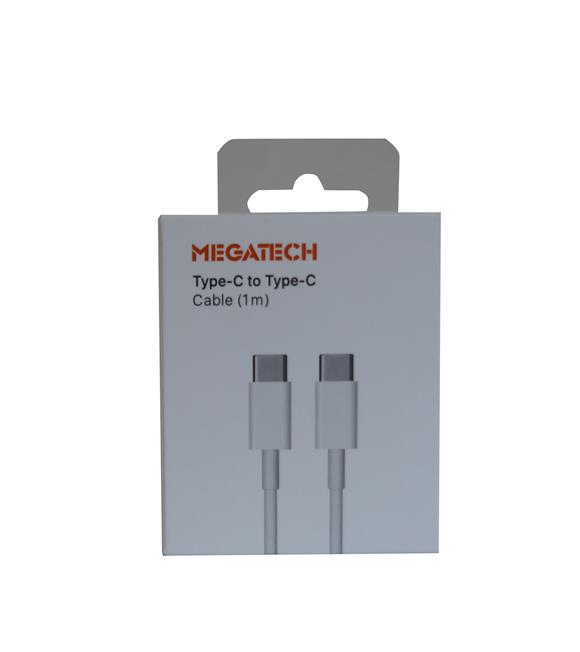 Megatech MG-IP15TT 1mt Usb Type-C to Type-C Şarj ve Data Kablosu (Iphone 15 Uyumludur)