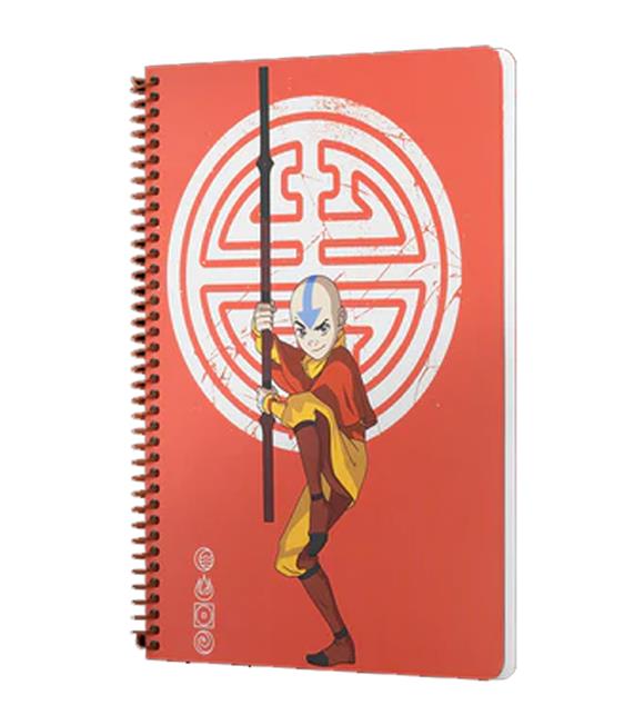 Mabbels Spiralli Defter Avatar Aang Kırmızı 80 YP 17x24 DFT-388616