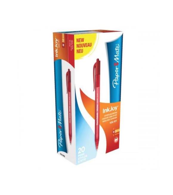 Paper Mate Tükenmez Kalem inkjoy 100 RT 1.0 MM Kırmızı Basmalı S0957050