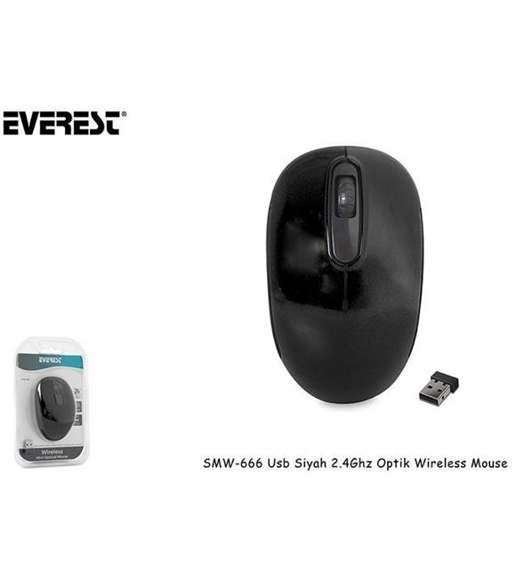 Everest SMW-86 Usb Siyah 2.4Ghz Kablosuz Mouse