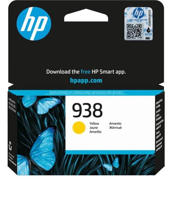 HP 938 Yellow Sarı Kartuş 4S6X7PE