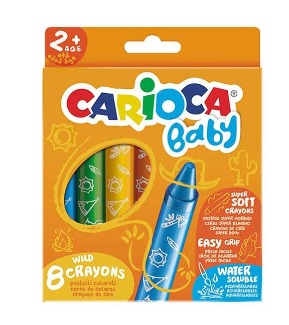 Carioca Pastel Boya Bebek 8 Li 2+Yaş 42892