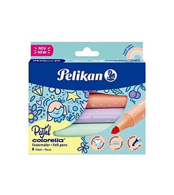 Pelikan Keçeli Kalem Colorella Pastel Jumbo 6 Lı 411