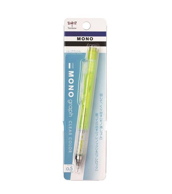 Tombow Versatil Kalem Mono Graph 0.5 MM Şeffaf Limon