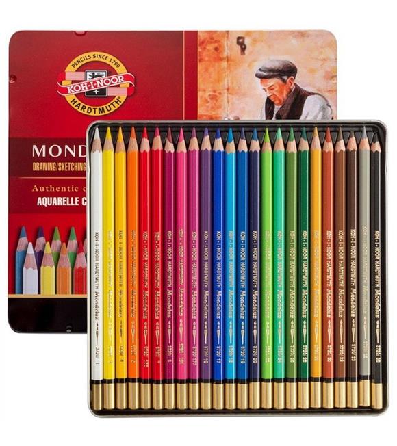 Koh-I Noor Set Of Aquarell ColouRed Pencils 3724 24