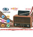 Everton Rt-834 Bluetooth Radyo-TF card-usb-Kumandalı Nostaljik Radyo Solar Güneş Panelli_1)