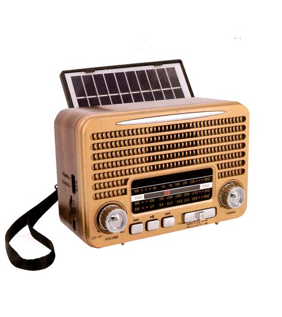 Everton Rt-642 (Solar Güneş Panelli) -Usb-Tf-Am-Fm-Sw-Blue-Connect-Tws-Usb Şarj Nostaljik Radyo