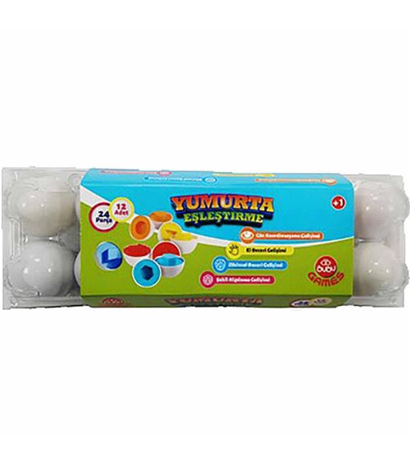 Bu-Bu Games Yumurta Eşleştirme 24 Parça BUBU-GM0066