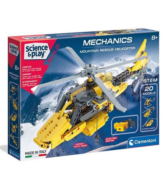 Clementoni Mekanik Laboratuvarı Kurtarma Helikopteri CLE-75063TR