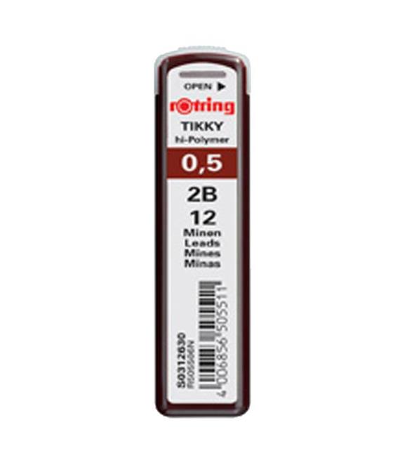 Rotring Min Hi-Polymer 2B 0.5 MM S0312630