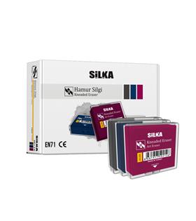 Silka Hamur Silgi Renkli 12 Li Art.26R