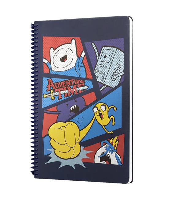 Mabbels Spiralli Defter Adventure Time Lacivert 80 YP 17x24 DFT-388500