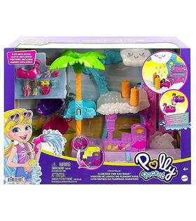 Polly Pocket Flamingo Araba Su Eğlencesi Seti