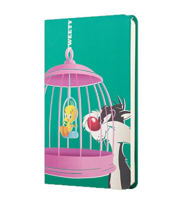 Mabbels Sert Kapak Mini Defter Tweety Kafes Yeşil 80 YP 9x14 DFT-388302