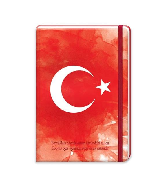 Keskin Color Defter Ciltli Lastikli Bayrak 17x24 96 YP Düz 415610-99