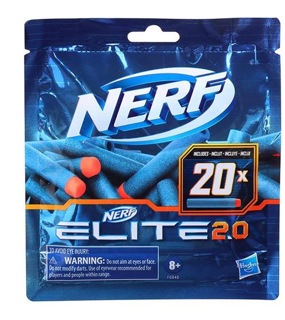 Nerf Elite 2.0 Dart Yedek Paket 20 Li (Kmp) F0040