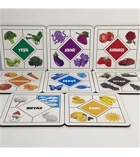 Moon Beavers Benim Renkli Hayatım Ahşap Eğitici Oyun