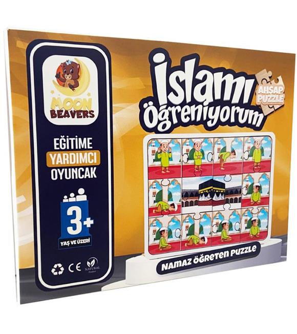 Moon Beavers İslamı Öğreniyorum Puzzle Serisi - 2 Kız Namaz