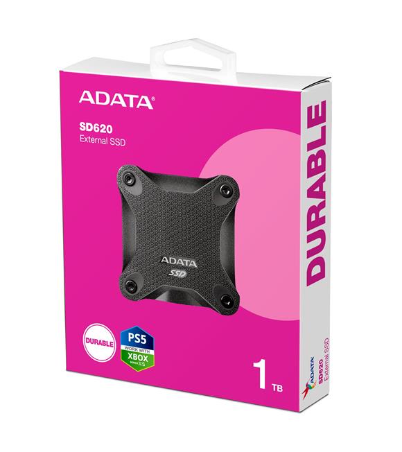 Adata 1Tb SD620 Siyah Taşınabilir Usb 3.2 Gen2 Ssd Harici Disk_1