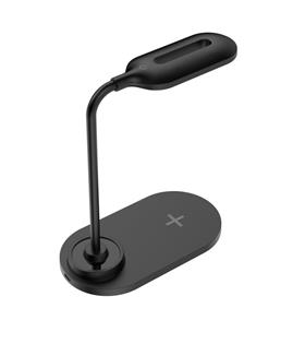 Elba HT-513 Siyah TypeC 10W Kablosuz Şarj Cihazı Kalemlikli Masa Lambası