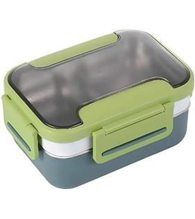 Vagonlife BL20182 1200ml 2 Katlı Turuncu Çelik Saklama Kabı